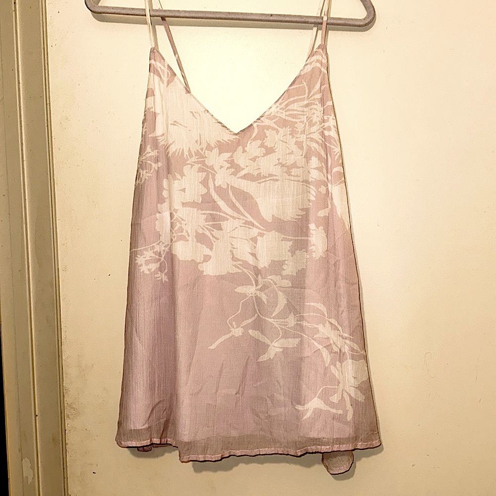 AllSaints Camisole NWT (light pink and flowers)